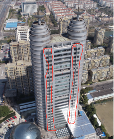 蜀山區電信大樓外墻清洗